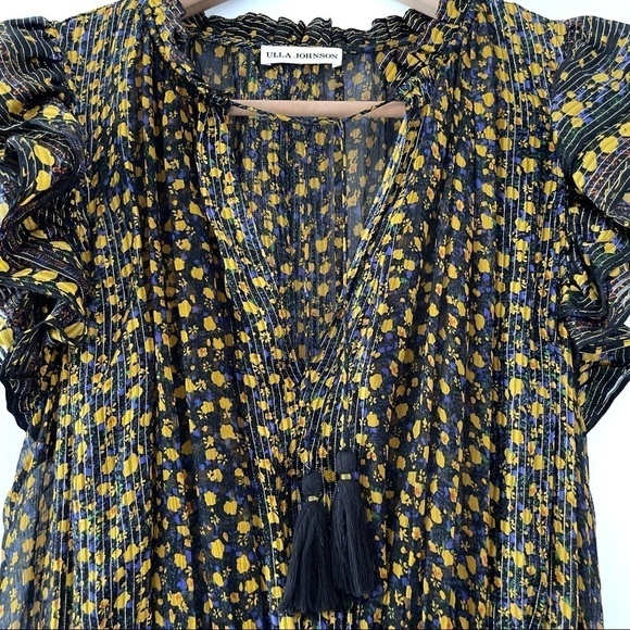 Ulla Johnson Nyssa Mini Dress in Noir - Picture 10 of 16